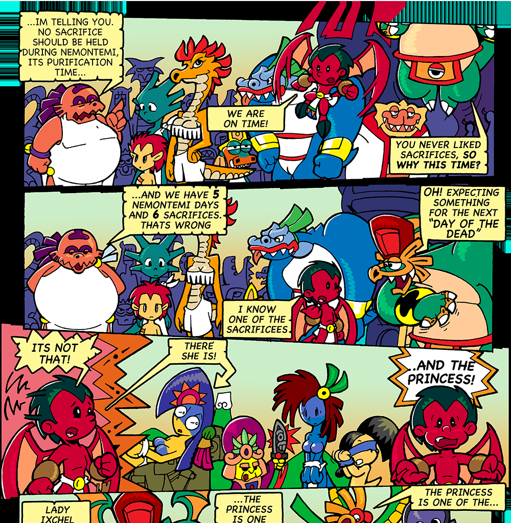 Macoatl - Episode 16, Page 1: 5 Days of nemontemi 16